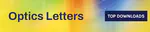 Publication listed among top downloads in Optics Letters