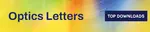Publication listed among top downloads in Optics Letters